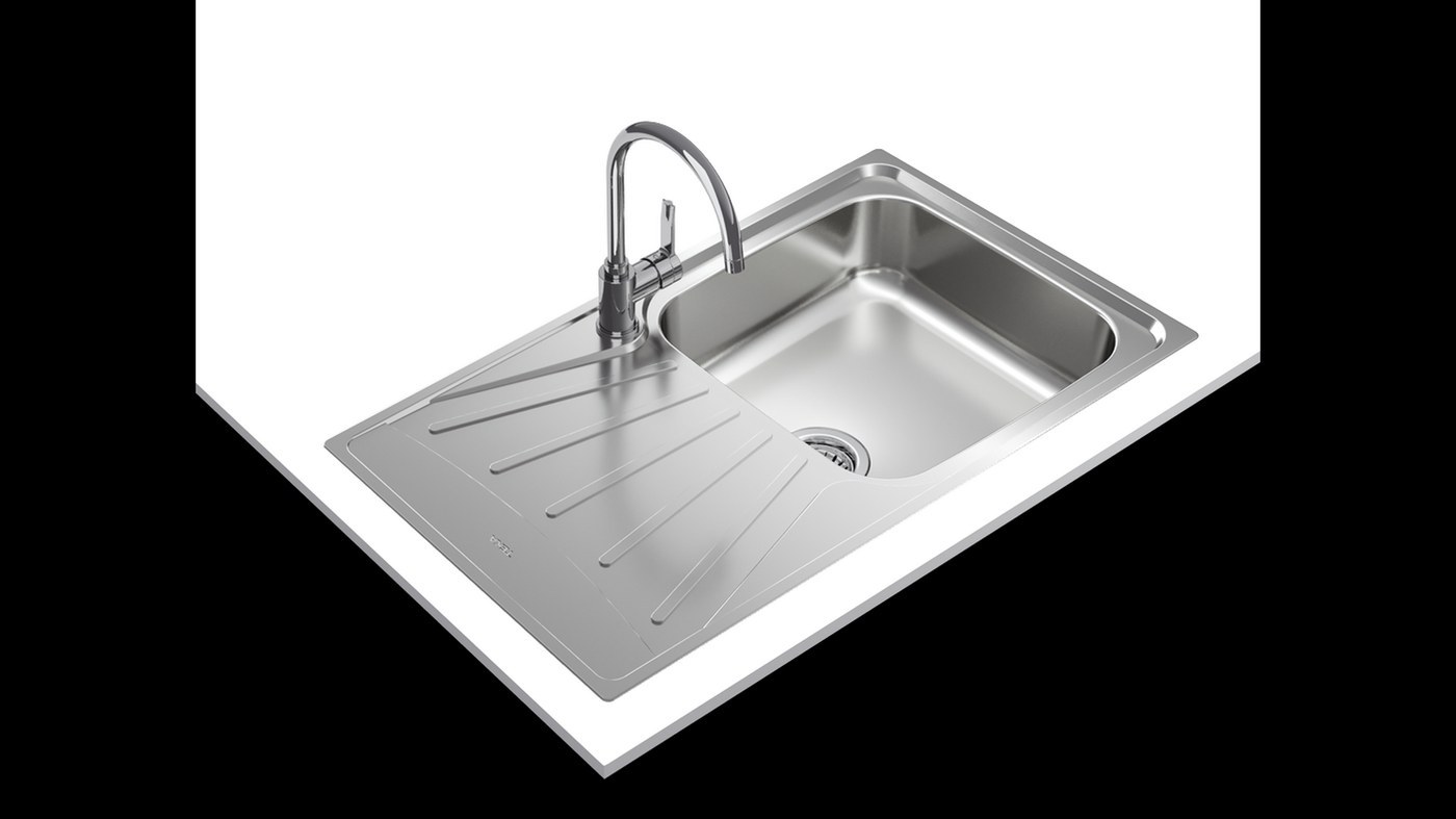 Teka EASY Starbright 50 E-XN 1B 1D 50 cm Inset Kitchen Sink