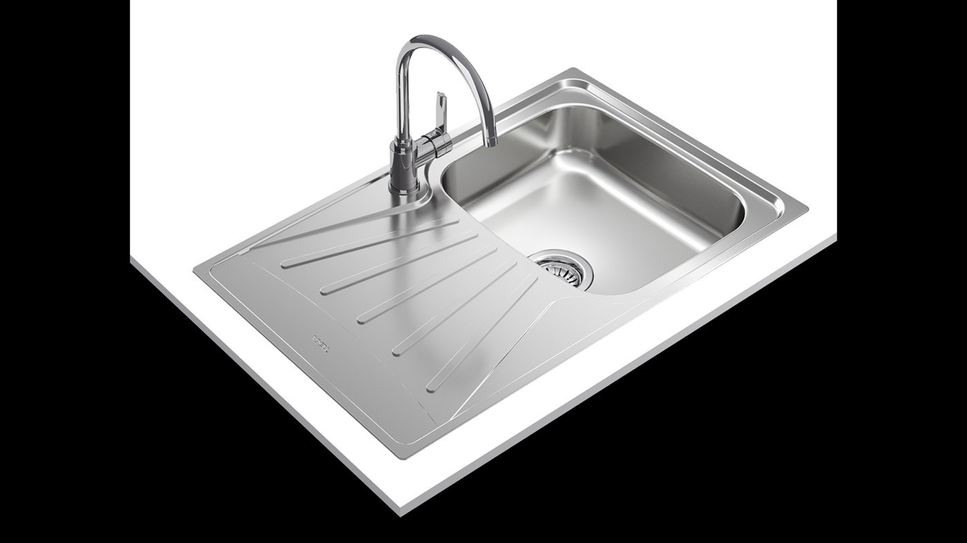 Teka EASY Starbright 45 E-XN 1B 1D 45 cm Inset Kitchen Sink