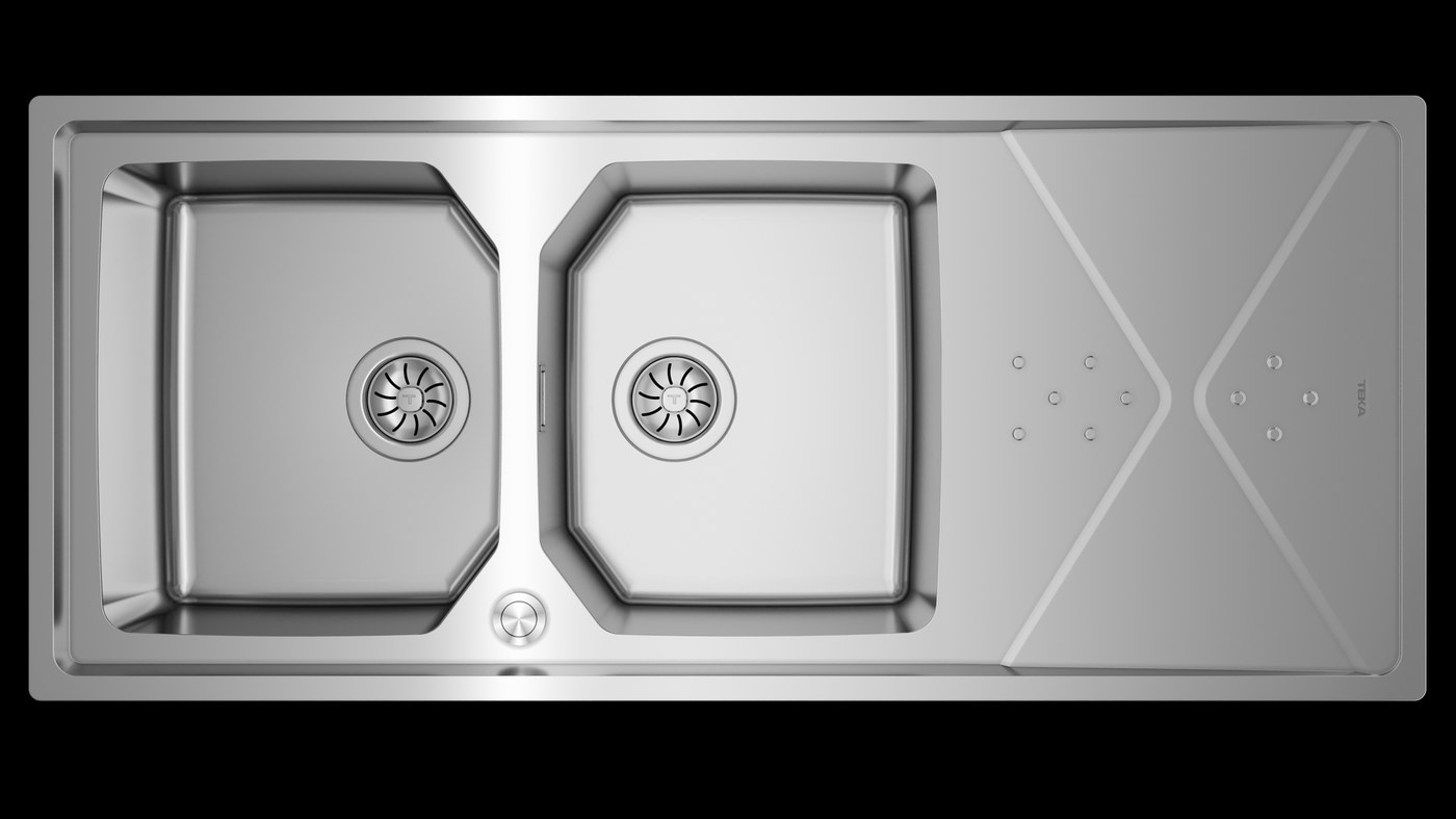 Teka Brooklyn 80 M-XP 2B 1D REV 2Ø 34 cm Kitchen Sink
