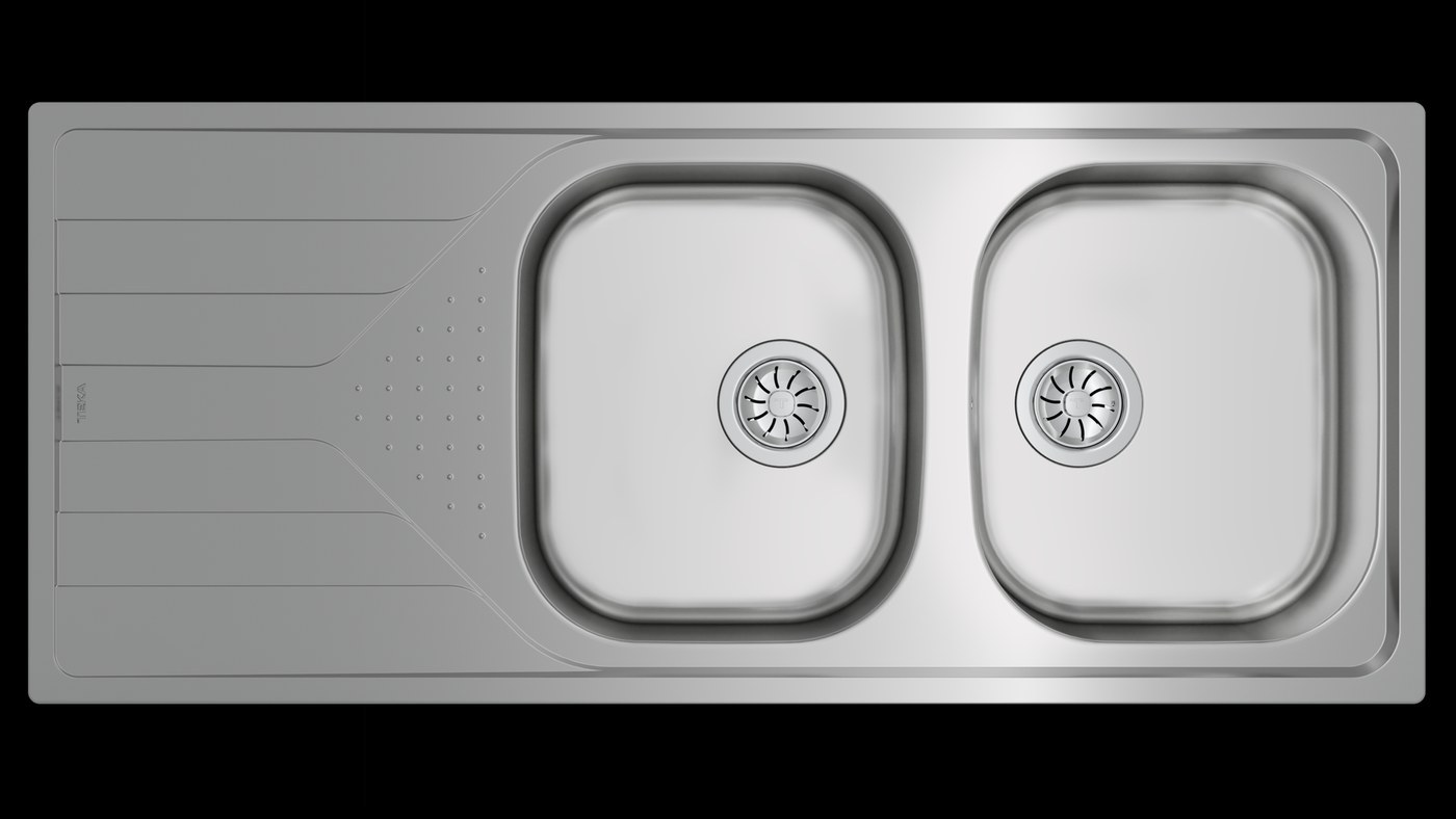 Teka TOTAL Universe 80 T-XP 2B 1D 80 cm Inset Kitchen Sink