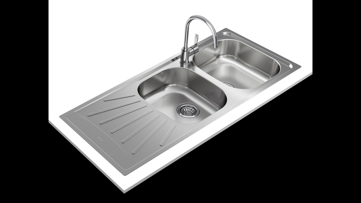 Teka EASY Starbright 80 E-XN 2B 1D 80 cm Inset Kitchen Sink