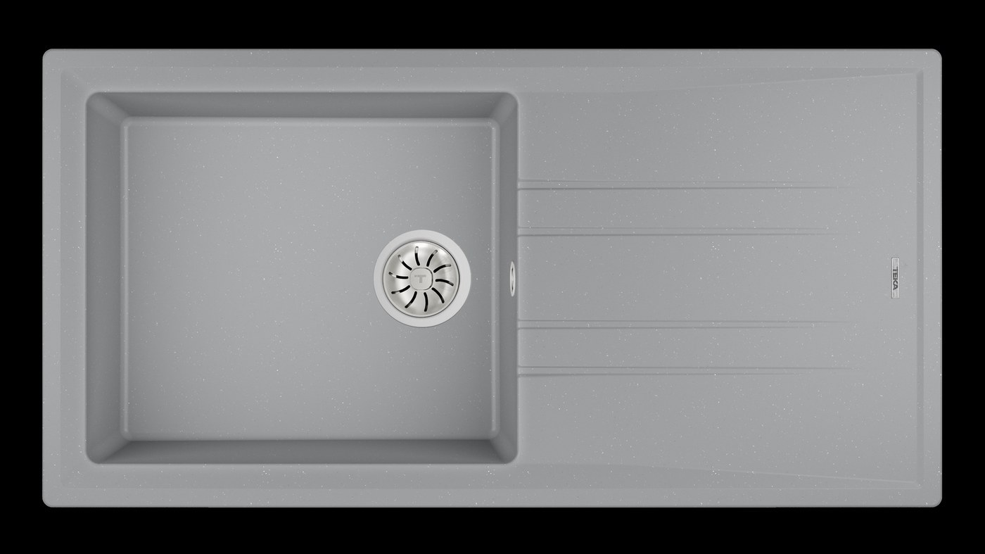 Teka Maestro STONE 60 L-TG 1B 1D MG 48 cm Inset Kitchen Sink